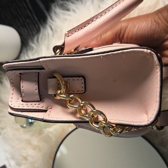 Michael Michael Kors Pink Saffiano Leather Mini Hamilton - Picture 5 of 10